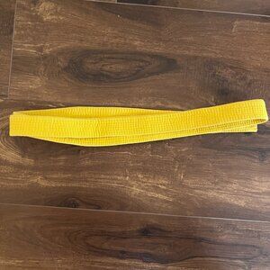 Vintage martial art karate taekwondo judo Jiu Jitsu training yellow belt